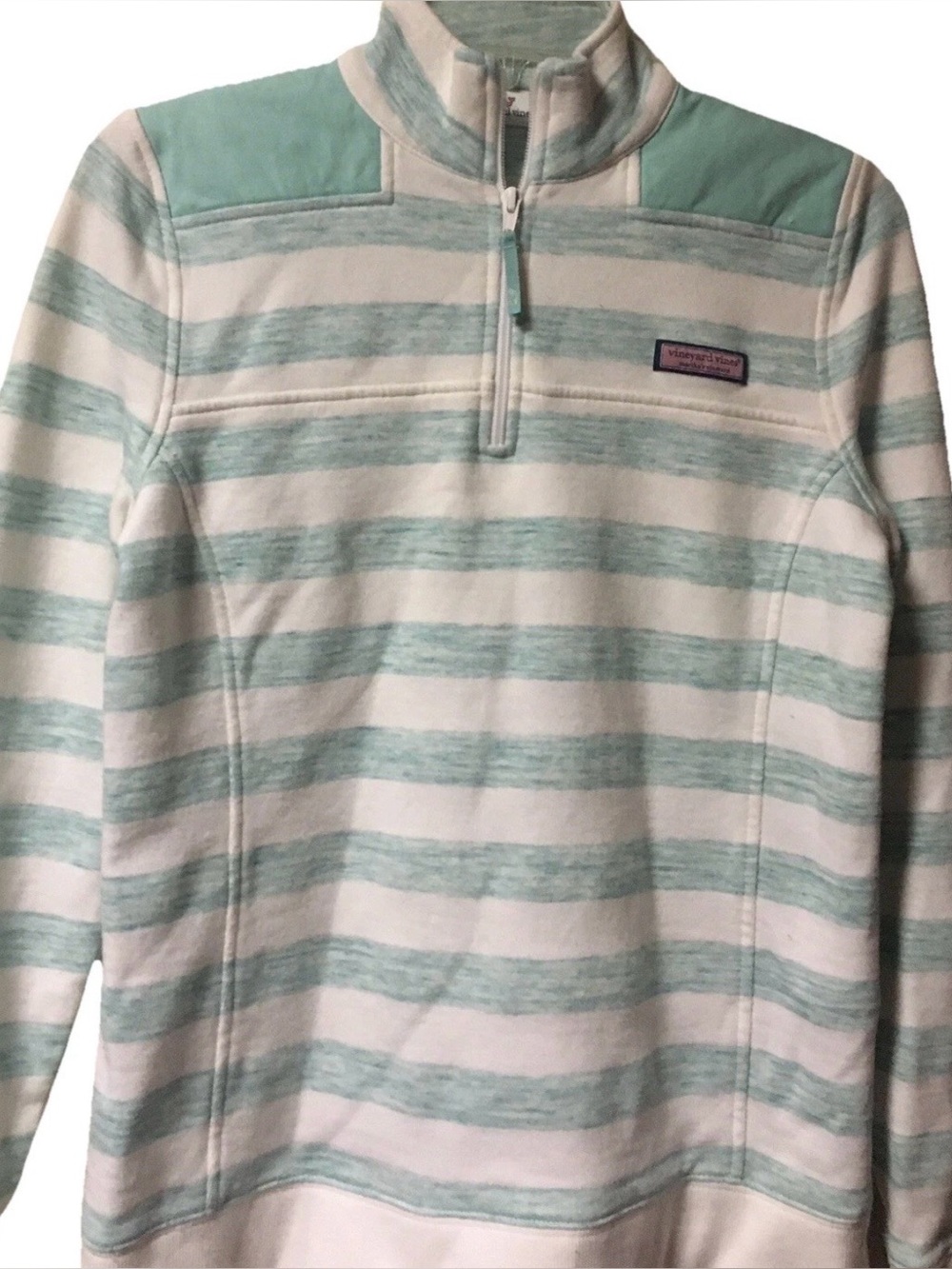 Vineyard Vines ~ Sweatshirt ~ Women’s ~ Small ~ Green & White